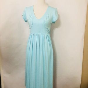 Folly Poland Dress Size 10 Blue Stretch NWT